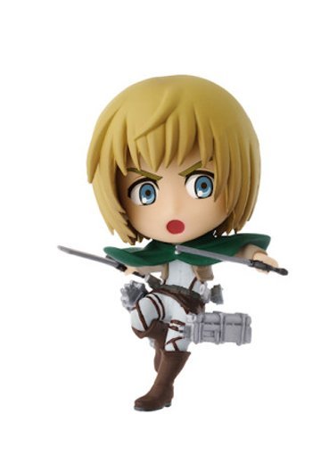 ちびきゅんｷｬﾗ 一番赏 进击的巨人～飞べ!调査兵団!!～ 进击的巨人 アルミン・アルレルト  | Hpoi手办维基