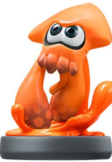 amiibo 斯普拉遁 墨灵 乌贼 橙色