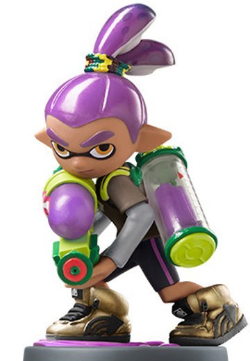 amiibo 斯普拉遁 墨灵 人形 男孩 紫色 | Hpoi手办维基