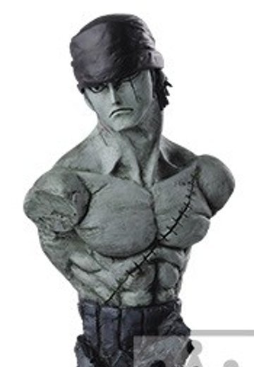 胸像 造形师×写真家 Rough Edges 海贼王 罗罗亚・索隆 特别カラーver.  | Hpoi手办维基