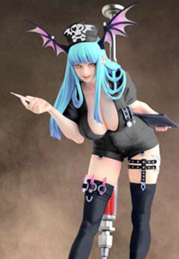 CAPCOM FIGURE BUILDER Creator's Model 吸血鬼 莫莉卡・安斯兰特 黑护士ver. 