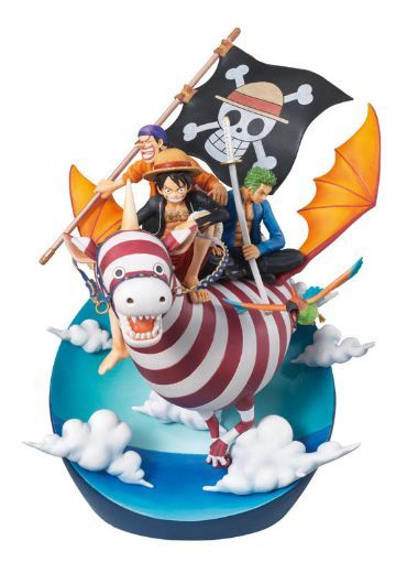 デスクトップリアルマッコイ 海贼王 モンキー･D･ルフィ&罗罗亚・索隆&乌索普  | Hpoi手办维基