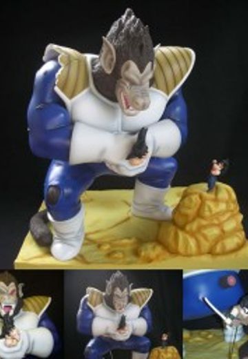 龙珠改 大猿 贝吉塔&孙悟饭&孙悟空&雅奇洛贝 Diorama  | Hpoi手办维基