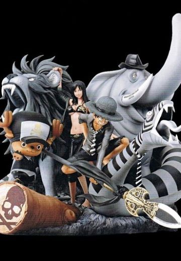 デスクトップリアルマッコイ 海贼王 モンキー･D･ルフィ&妮可・罗宾&托尼托尼・乔巴 Mastermind Theatre8 ver. 
