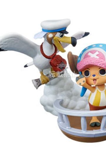 Desktop Theater Figure ~Sea Animals~ 海贼王 送报鸥&托尼托尼・乔巴 