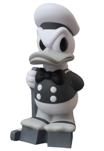 黑胶Doll 175 迪斯尼 ドナルドダック Black & White Ver.  | Hpoi手办维基