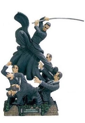 ARTFX Statue マトリックス リローDead エージェント・スミス&ネオ  | Hpoi手办维基