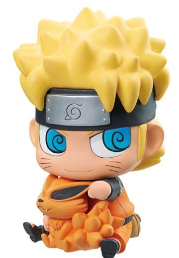 ちみメガソフビ系列 NARUTO -火影忍者- 疾风伝 九尾&うずまき火影忍者 