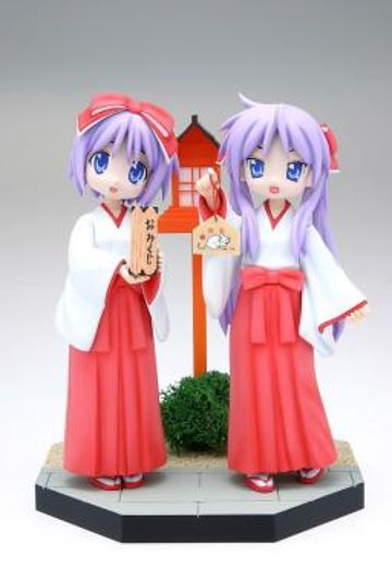 幸运星 柊 かがみ&柊司 New Year Shrine Miyazawa Ltd ver.  | Hpoi手办维基