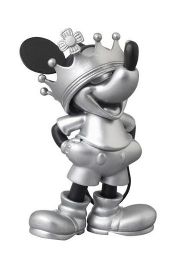 UltraDetailFigure 迪斯尼 ミッキーマウス Black and Silver ver. Crown ver.  | Hpoi手办维基