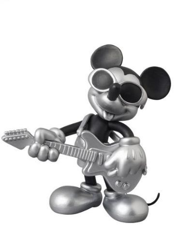 UltraDetailFigure 迪斯尼 ミッキーマウス Black and Silver ver. Grunge Rock ver.  | Hpoi手办维基