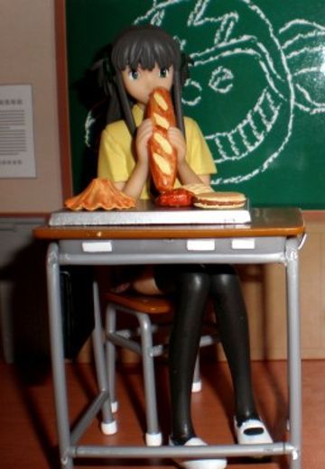 サンデーxマガジン50周年コラボ Figure Set 焼きたて!! ジャぱん 梓川月乃 St. SunMaga Gakuen 3rd Period  | Hpoi手办维基