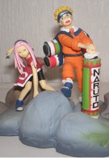 —火影忍者— 春野 樱花&うずまき火影忍者 Polystone Collection - Scene 0-1  | Hpoi手办维基