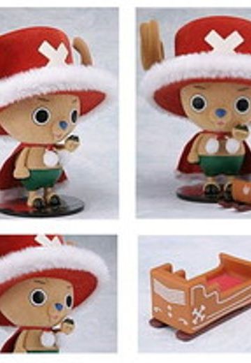 海贼王 チョッパーマン Flockies Christmas Ver. with Sleigh  | Hpoi手办维基
