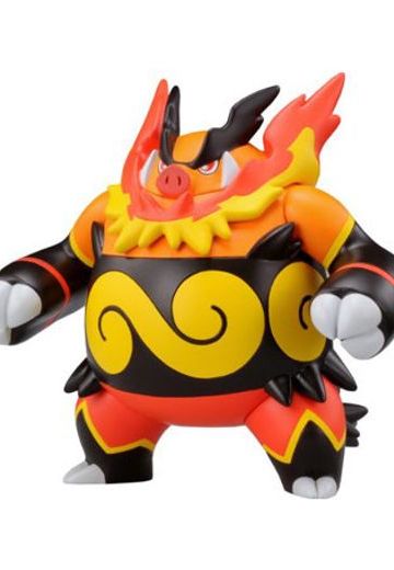 口袋妖怪软质手办 口袋妖怪ベストウイッシュ！ 炎武猪 