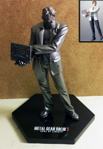 Konami Figure Collection 潜龙谍影2：自由之子 哈尔·艾默里克博士 炮铜色 | Hpoi手办维基