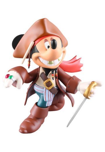 黑胶Doll 151 迪斯尼&海盗・オブ・カリビアン ミッキーマウス Jack Sparrow Ver.  | Hpoi手办维基