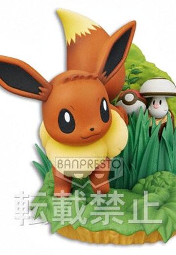 口袋妖怪ベストウイッシュ！ 伊布&精灵球菇 PREMIALIVE手办 伊布  | Hpoi手办维基