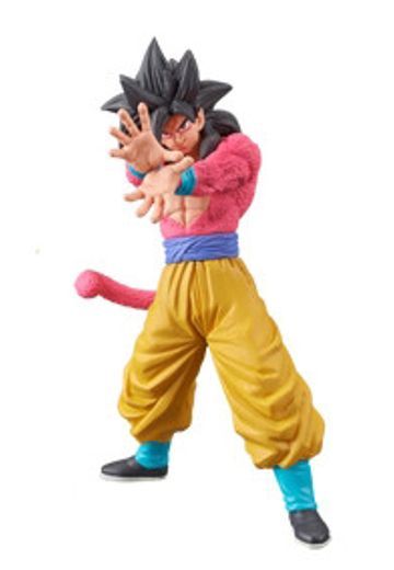 龙珠ヒーローズ カード付手办 vol.1 龙珠 ヒーローズ 孙悟空超サイヤ人フォー  | Hpoi手办维基