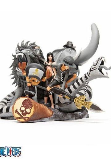 デスクトップリアルマッコイ 海贼王 モンキー･D･ルフィ&妮可・罗宾&托尼托尼・乔巴 Mastermind Ver.  | Hpoi手办维基