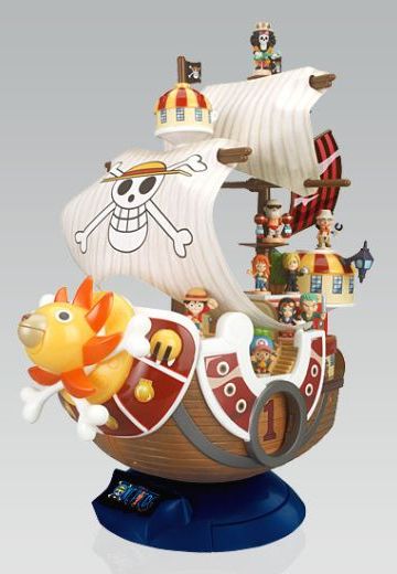 海贼王 布鲁克&弗兰奇&蒙奇·D·路飞&娜美&妮可・罗宾&罗罗亚・索隆&山治&千里阳光号&托尼托尼・乔巴&乌索普 鱼人岛篇 | Hpoi手办维基