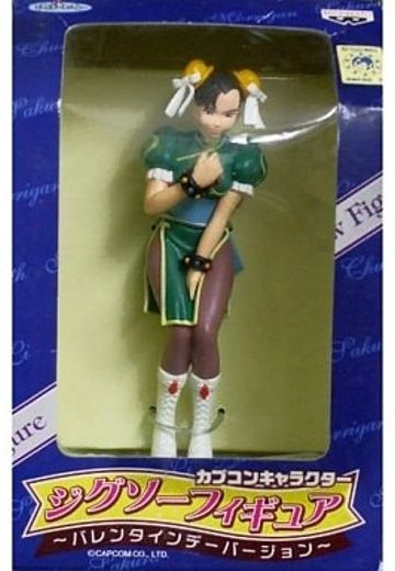 CAPCOMCharacterジグソー手办～バレンタインデーバージョン～ 街霸 春丽 绿チャイナVer. 