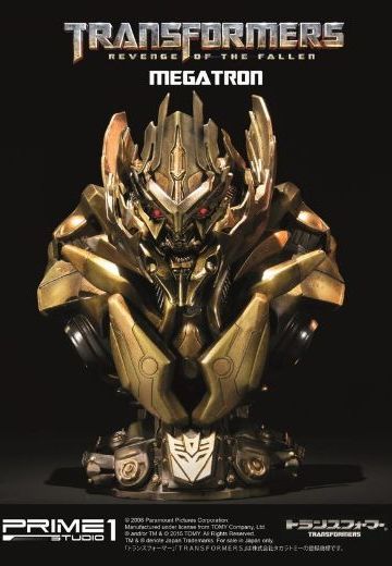 胸像 プレミアムバスト PBTFM-1GD 变形金刚/リベンジ メガ特朗 ゴールド版  | Hpoi手办维基