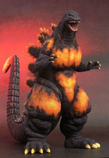 东宝30厘米系列 哥斯拉大战狄斯罗亚 红莲哥斯拉