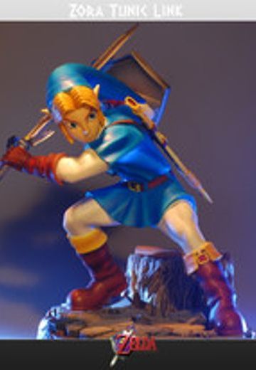 萨尔达传说 时のオカリナ 林克 Zora Tunic  | Hpoi手办维基