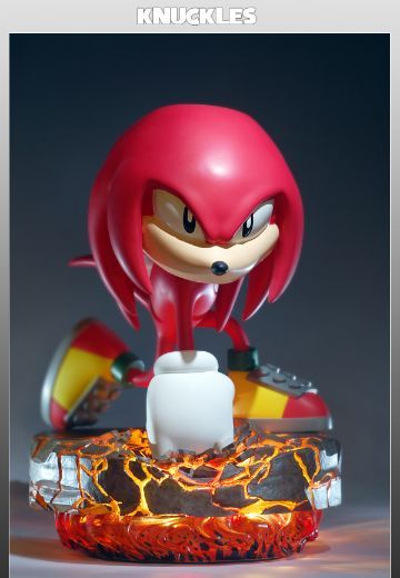 4 音速小子索尼克 ナックルズ・ザ・エキドゥナ Exclusive  | Hpoi手办维基