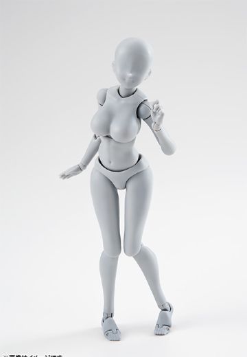 S.H.Figuarts 素体酱（女性素体） 矢吹健太朗联名豪华套装 灰色版 | Hpoi手办维基