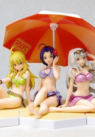 沙滩女王 偶像大师 星井美希&三浦梓&四条贵音 泳装ver. Ver.2 | Hpoi手办维基