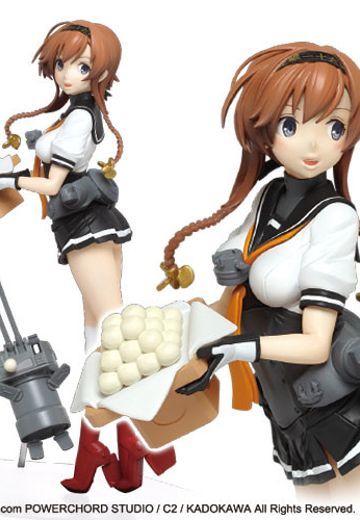 舰队Collection -舰娘- 长10cm砲ちゃん&照月  | Hpoi手办维基