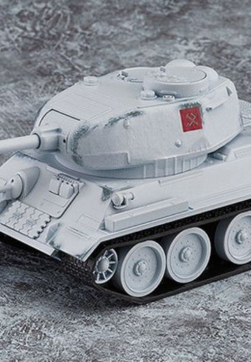 粘土人配件系列 少女与战车 T-34/85 冬季迷彩