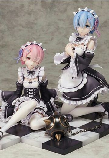 Re：从零开始的异世界生活 拉姆 &蕾姆 特制底座套装 Ver. | Hpoi手办维基