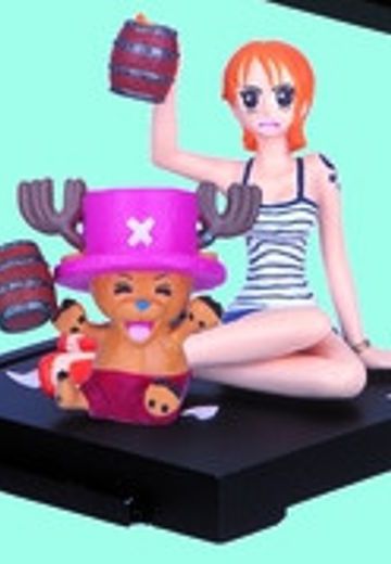 海贼王 お花见ジオラマ手办 海贼王 托尼托尼・乔巴&ナミ  | Hpoi手办维基