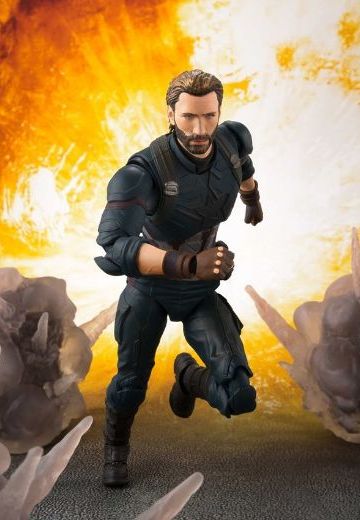 S.H.Figuarts 美国队长和万代魂爆炸特效件