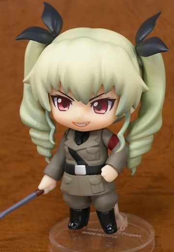 迷你黏土人 少女与战车 アンチョビ 巴哈姆特 