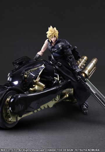 PlayArts改 最终幻想7：圣子降临 克劳德・斯特莱夫&芬里尔狼 | Hpoi手办维基