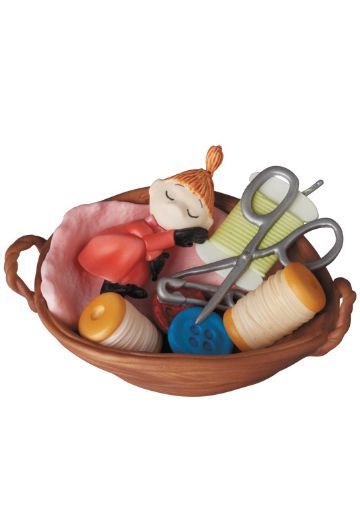 UDF MOOMIN 系列2 ムーミン一家 リトルミイ with Handicraft Goods and Basket  | Hpoi手办维基