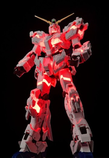 RG 1/144  高达基地专属商品 RX-0 独角兽高达（毁灭模式）TWC版（发光固态塑像） | Hpoi手办维基