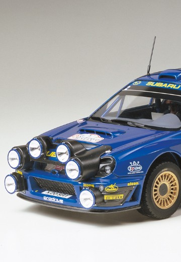 24250 1/24 斯巴鲁 翼豹 WRC 2001 大不列颠拉力赛 | Hpoi手办维基
