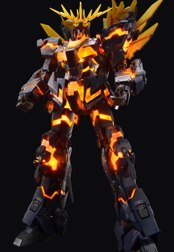 RG 1/144 高达基地专属商品 RX-0 独角兽高达二号机报丧女妖·命运女神（毁灭模式） （发光固态塑像） | Hpoi手办维基