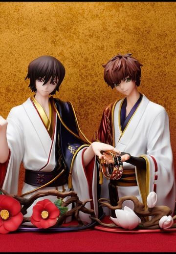 Statue and ring style CODE GEASS 叛逆的鲁鲁修 鲁路修・兰佩洛基&枢木朱雀