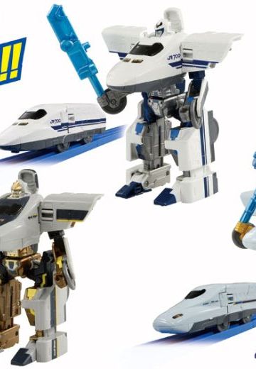 新干线变形机器人 Shinkalion DXS10 Shinkalion トリニティー3両合体SET[takaraTomy]《発売済・在库品》 | Hpoi手办维基