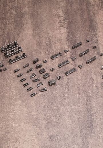 M.S.G 模型改造工具 机械配件SET01 枪金属色灵活手臂配件套装Ver. | Hpoi手办维基