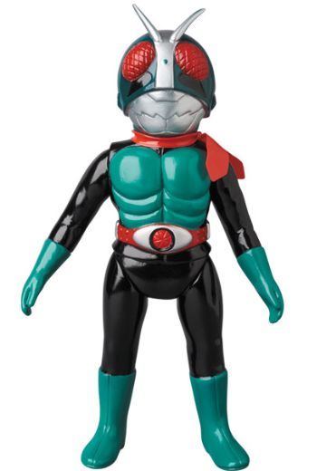 东映レトロソフビCollection 假面骑士 假面骑士２号 (New Color) Middle Size  | Hpoi手办维基