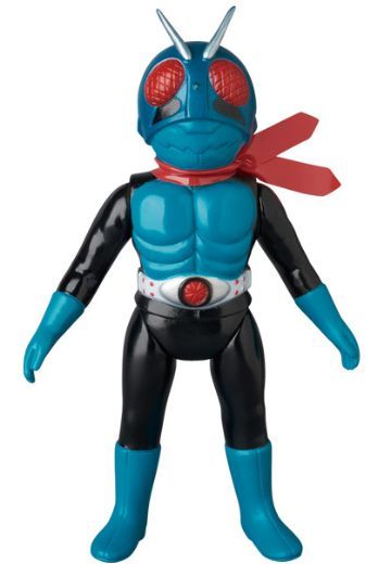 东映レトロソフビCollection 假面骑士 假面骑士１号 (New Color) Middle Size  | Hpoi手办维基