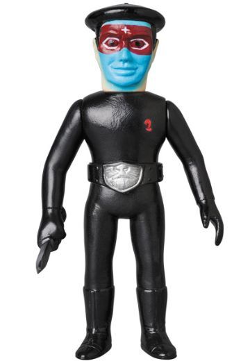 东映レトロソフビCollection 假面骑士 修卡战斗员（黒・ベレー帽） Middle Size Ver.  | Hpoi手办维基