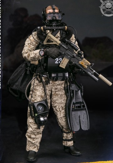 DAMTOYS 78056 1/6 USMC陆战队 武力侦察战斗潜水员 沙漠迷彩版 | Hpoi手办维基